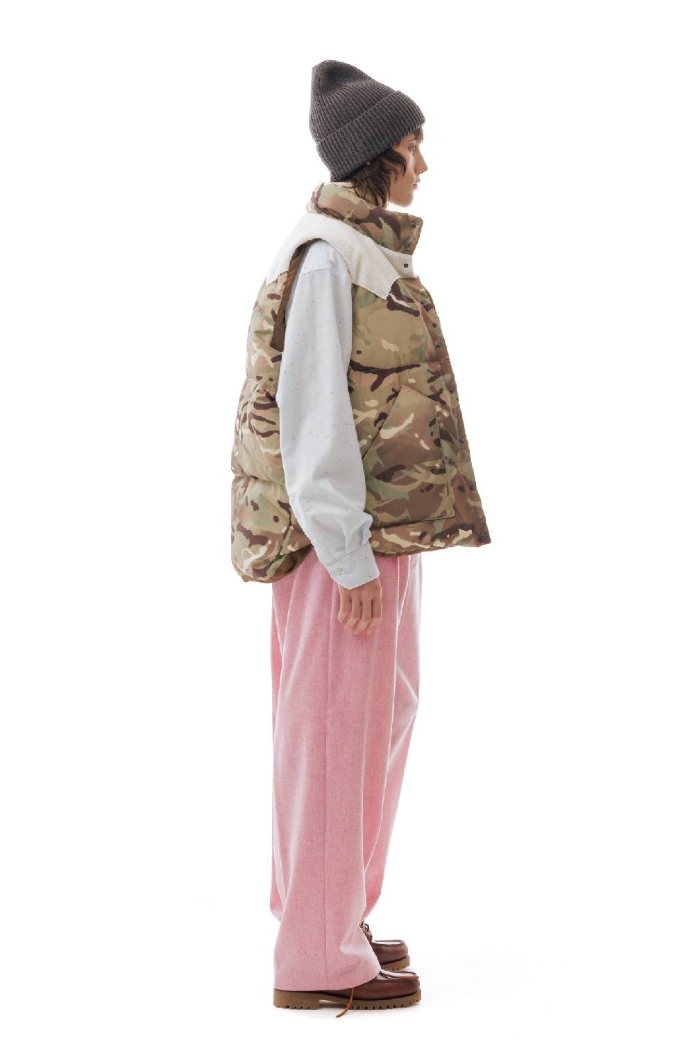 Lc23 Camo Paneled Down Vest