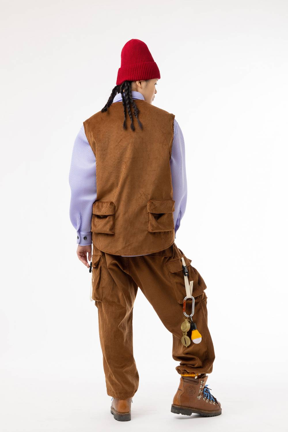 Lc23 Corduroy Cargo Pants Brown