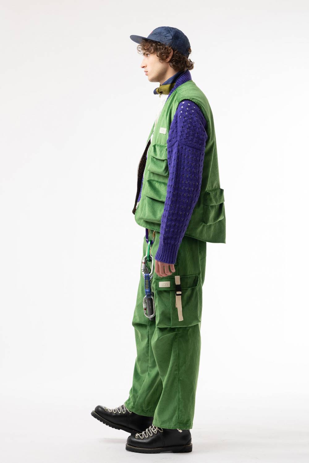 Lc23 Corduroy Cargo Pants Green