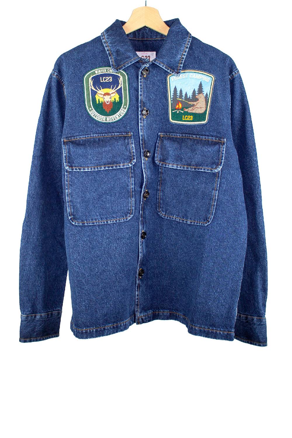 Lc23 Denim Patch Overshirt