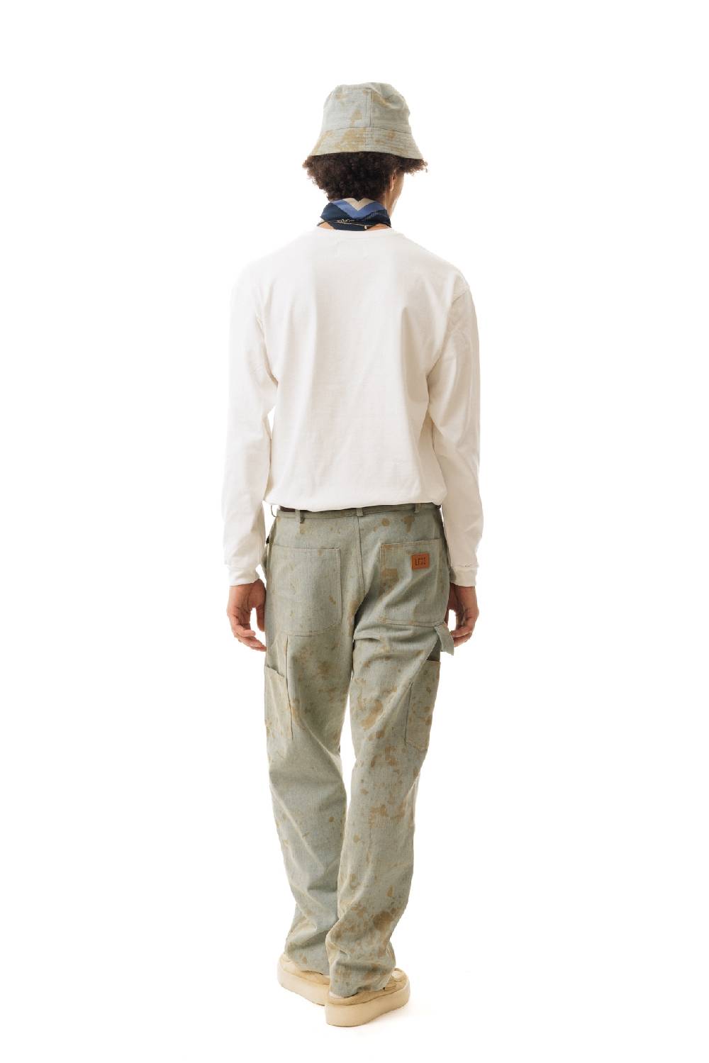 Lc23 Dirty Denim Work Trousers
