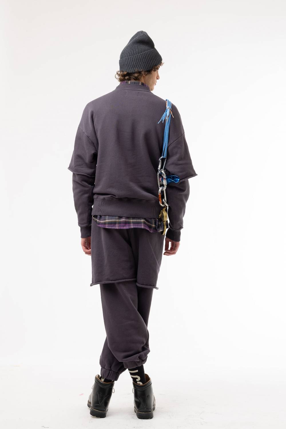 Lc23 Double Pants Dark Grey