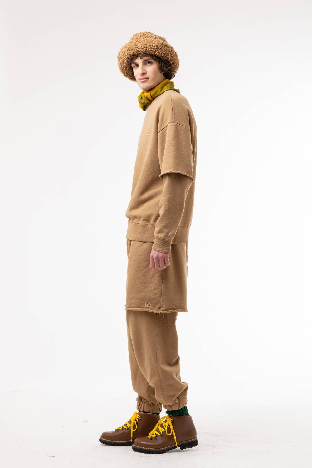 Lc23 Double Sweatshirt Camel