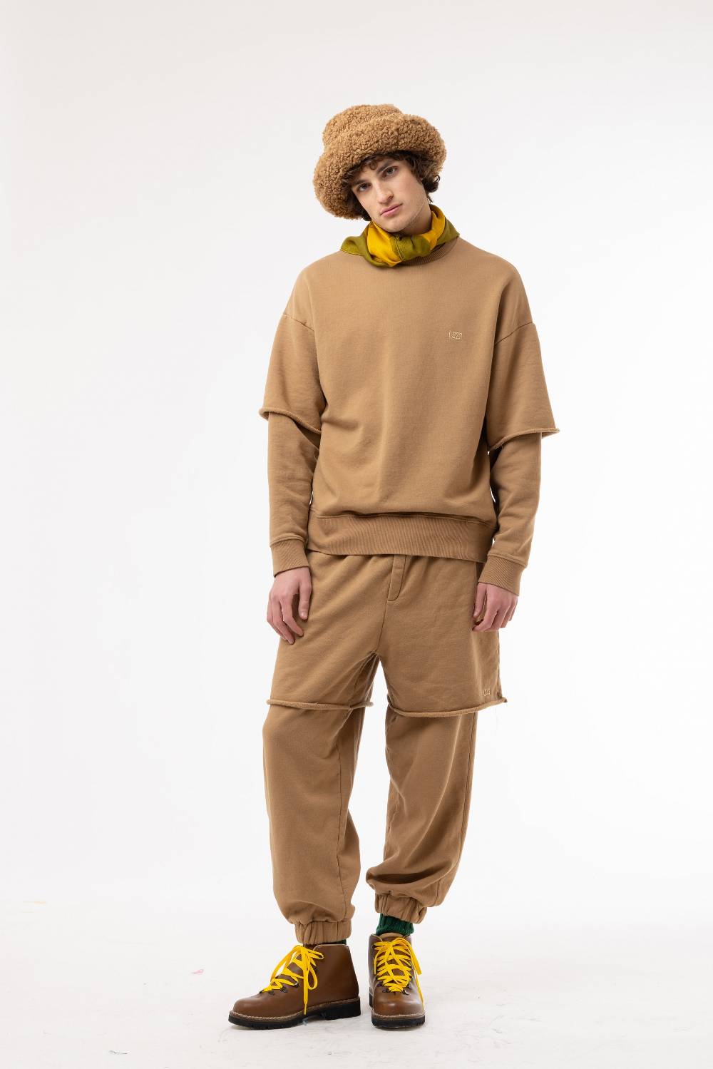 Lc23 Double Sweatshirt Camel