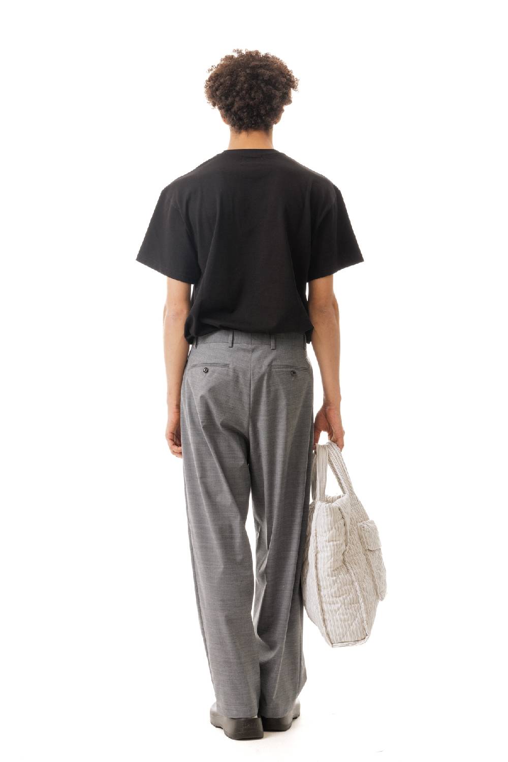 Lc23 Embroidered Popeline Logo T-shirt Black