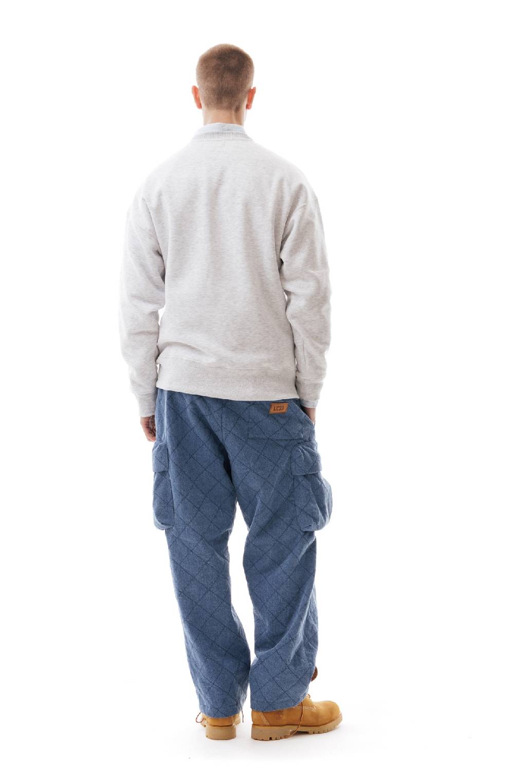 Lc23 Embroidered Sweatshirt Grey