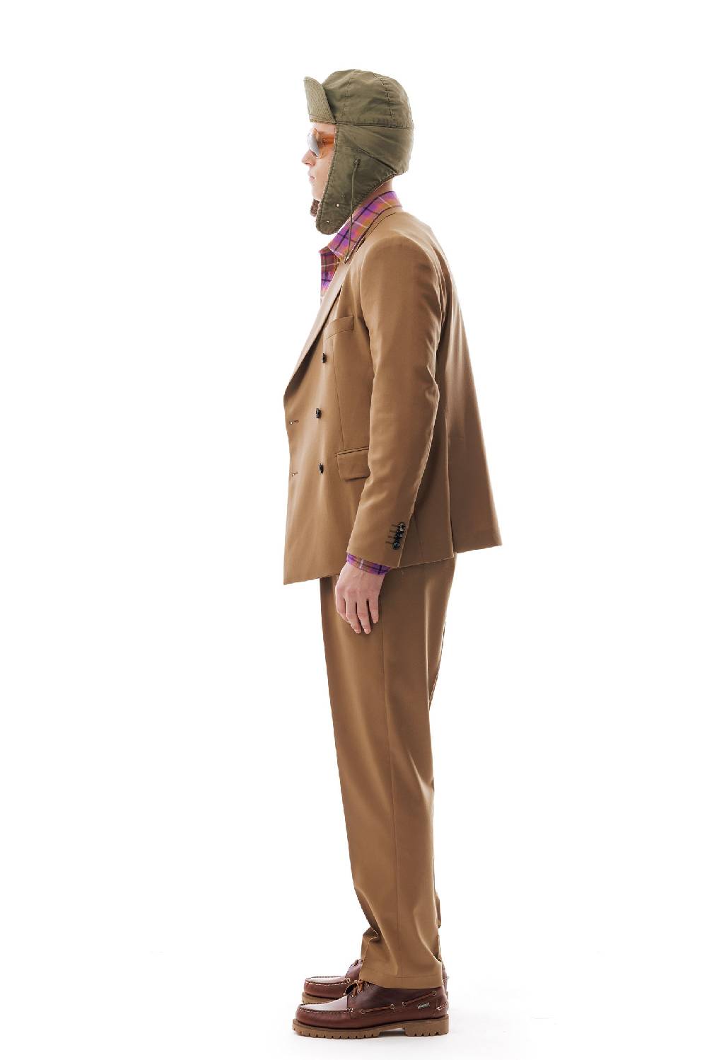 Lc23 Flannel Camel Blazer