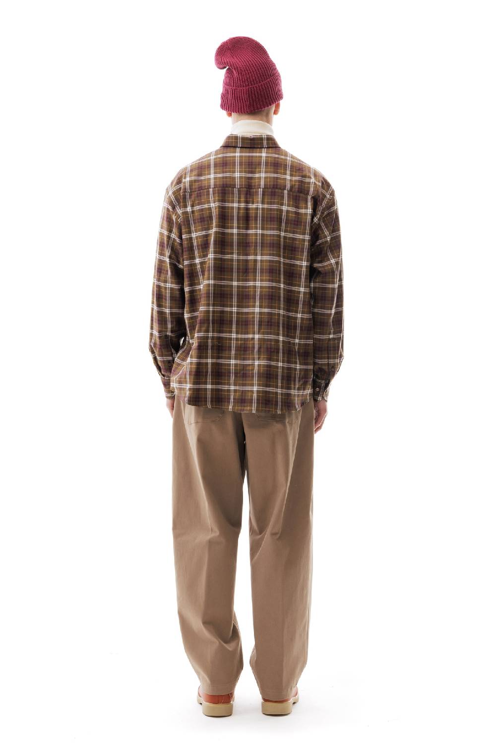 Lc23 Flannel Check Shirt Army Green