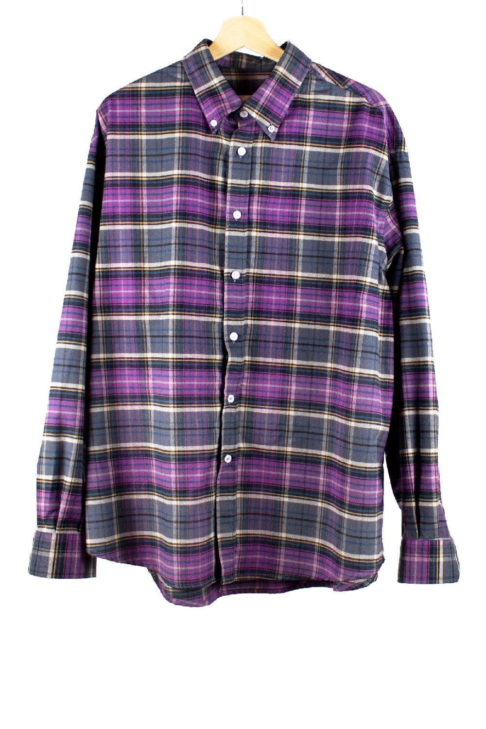 Lc23 Flannel Check Shirt Purple