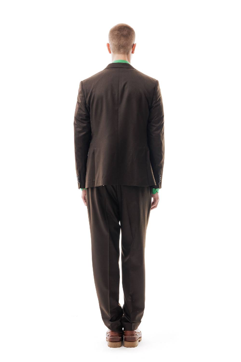 Lc23 Flannel Dark Brown Blazer