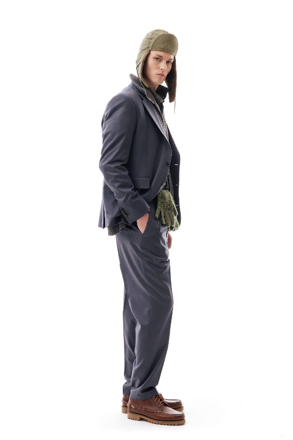 Lc23 Flannel Dark Grey Blazer