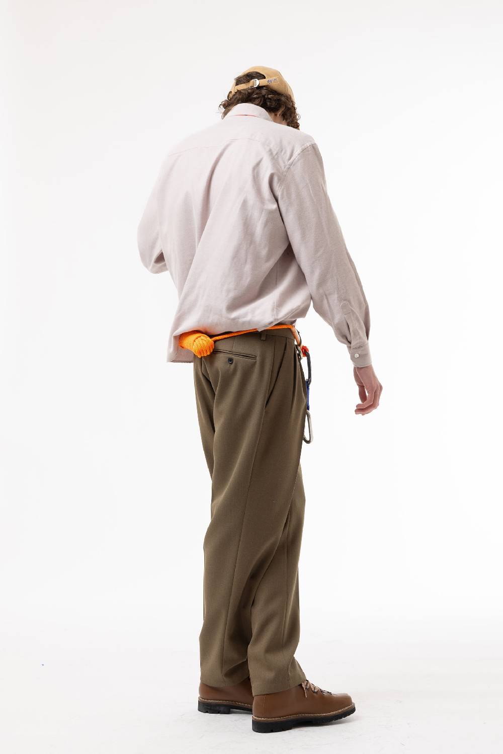 Lc23 Flannel Multipocket Shirt Beige