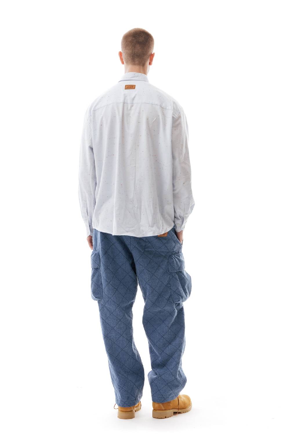 Lc23 Flannel Multipocket Shirt Blue