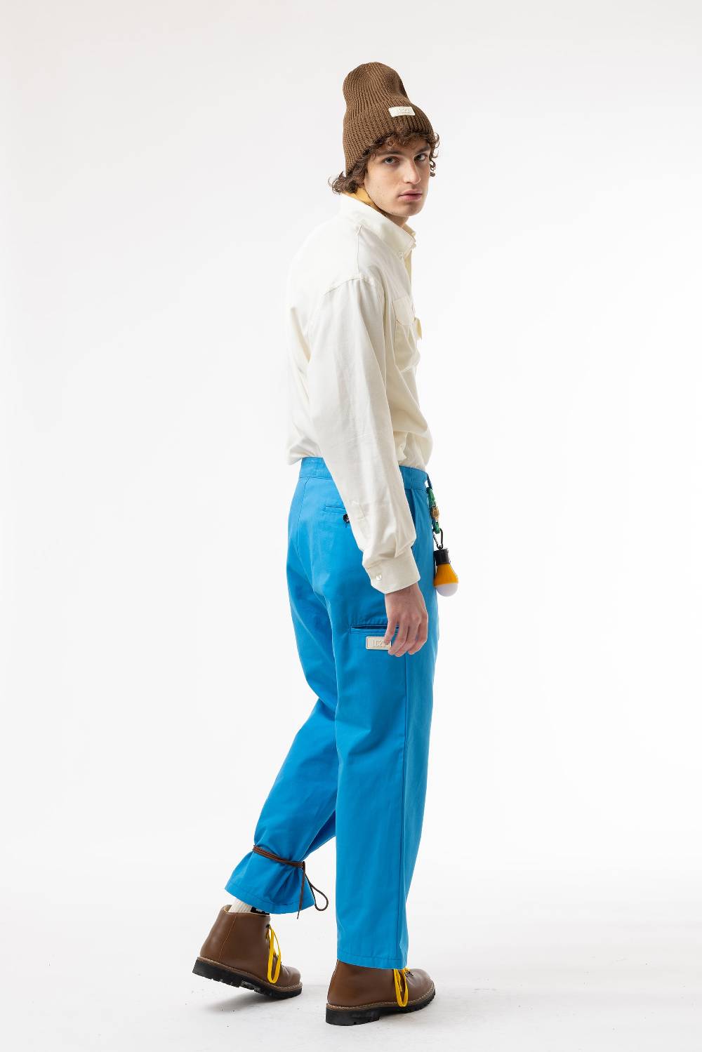 Lc23 Flannel Multipocket Shirt Cream