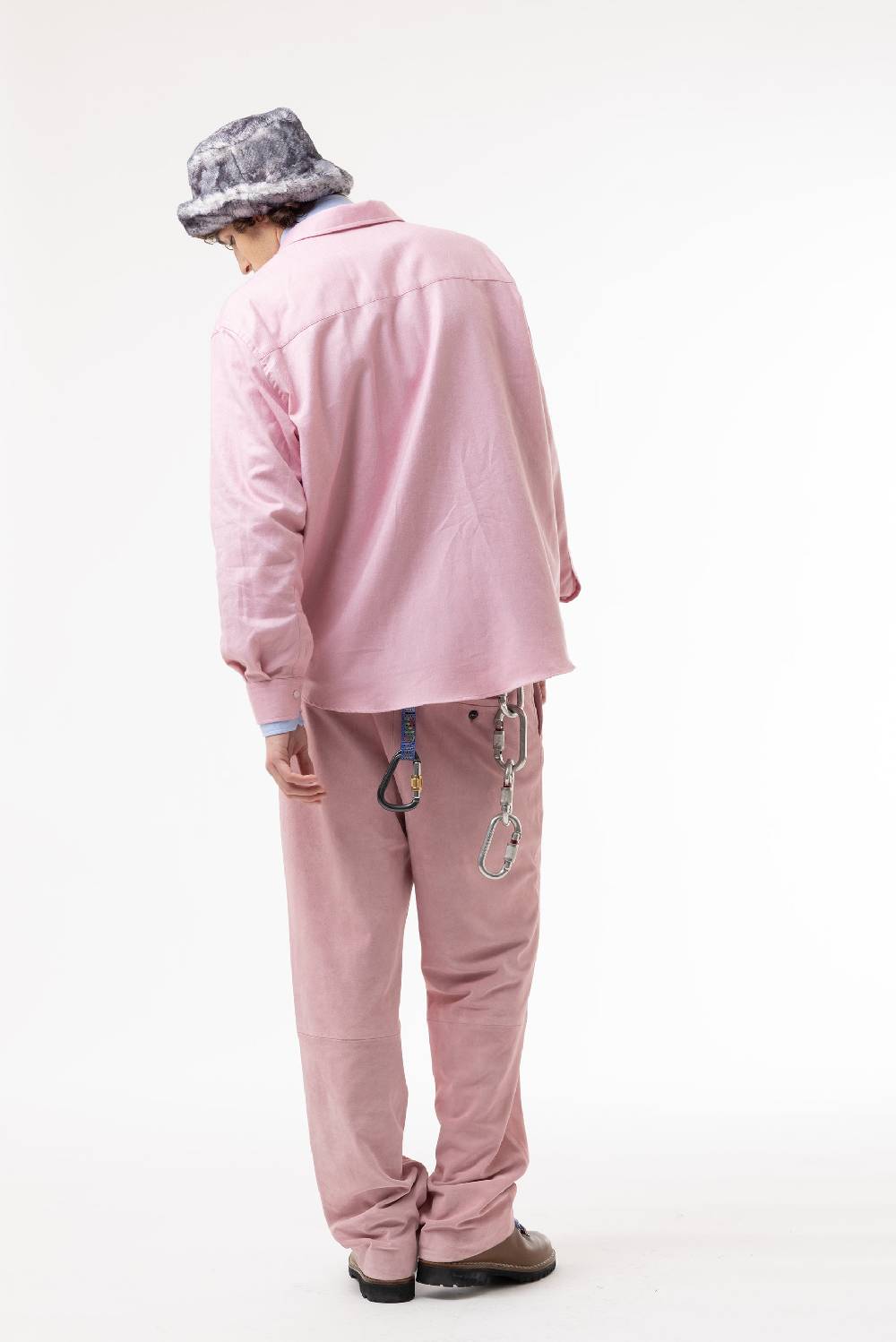 Lc23 Flannel Multipocket Shirt Pink