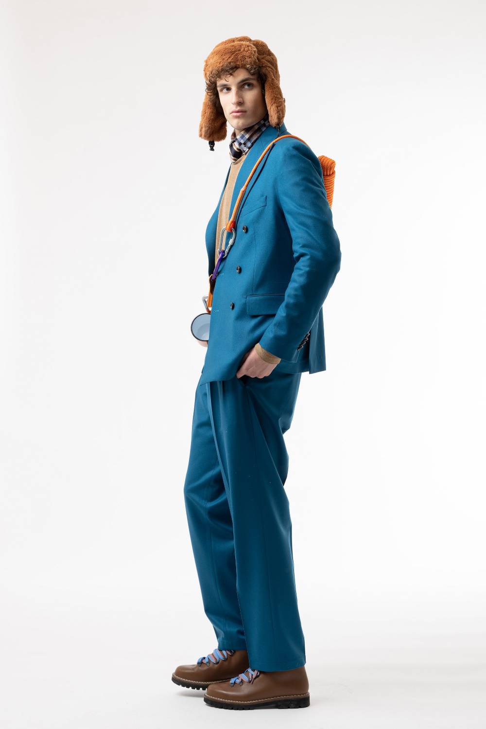 Lc23 Flannel Petrol Blazer