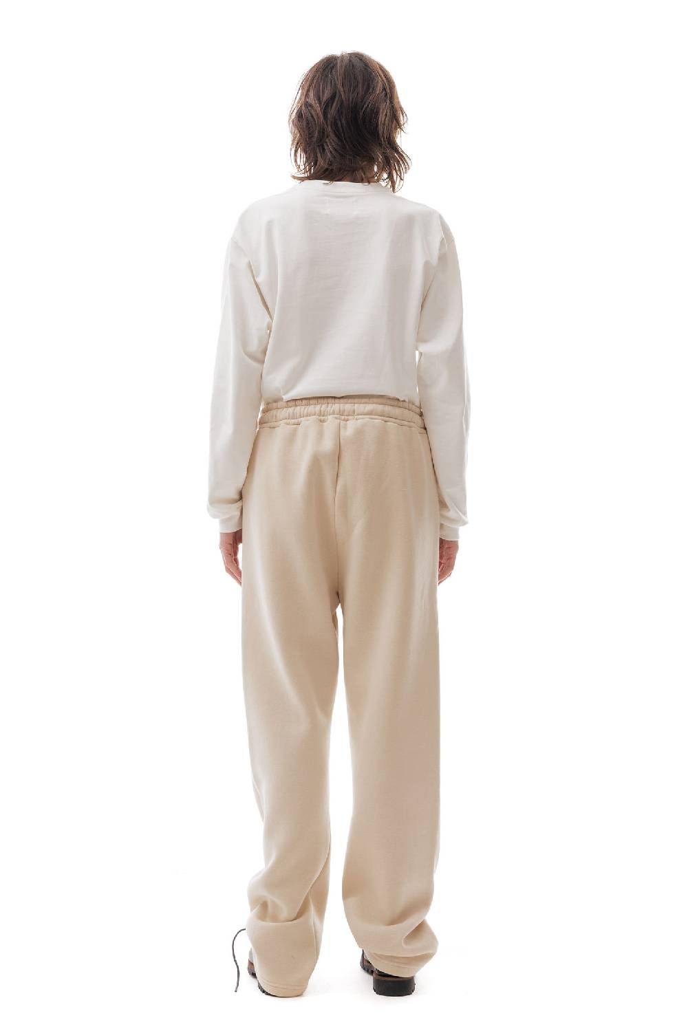 Lc23 Fleece Basic Pants Beige