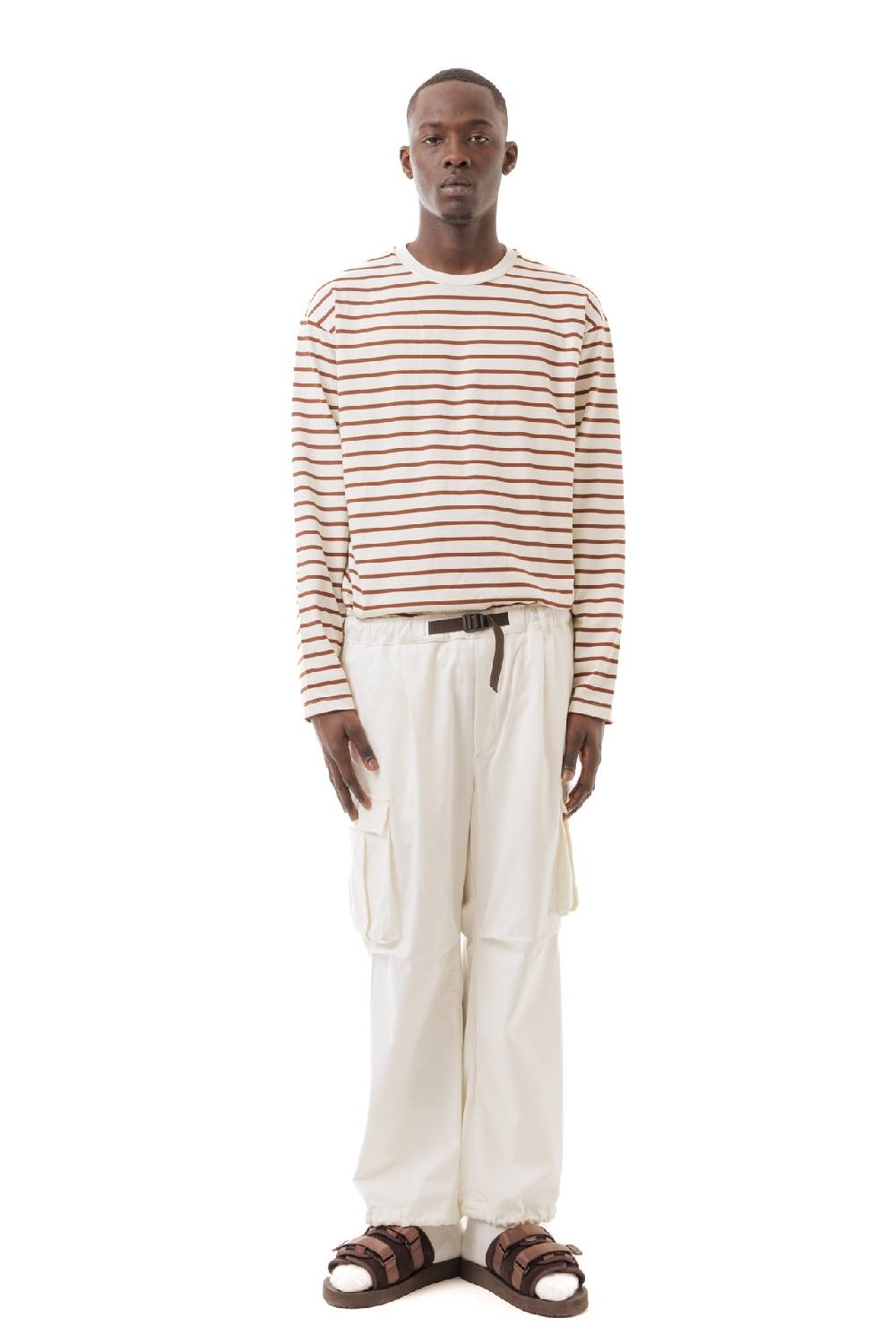 Lc23 Gabardine Cargo Pants White