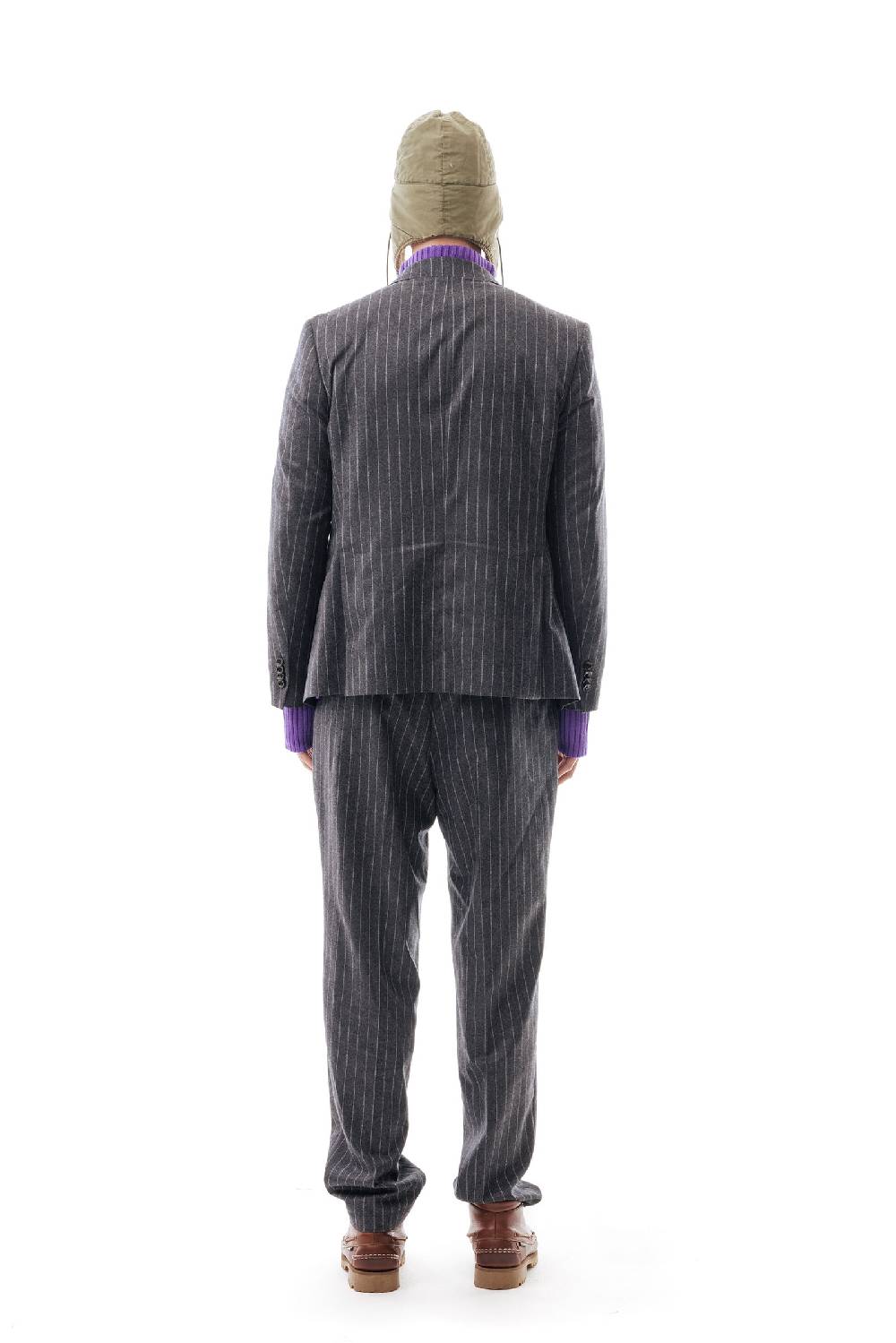 Lc23 Gessato Grey Blazer