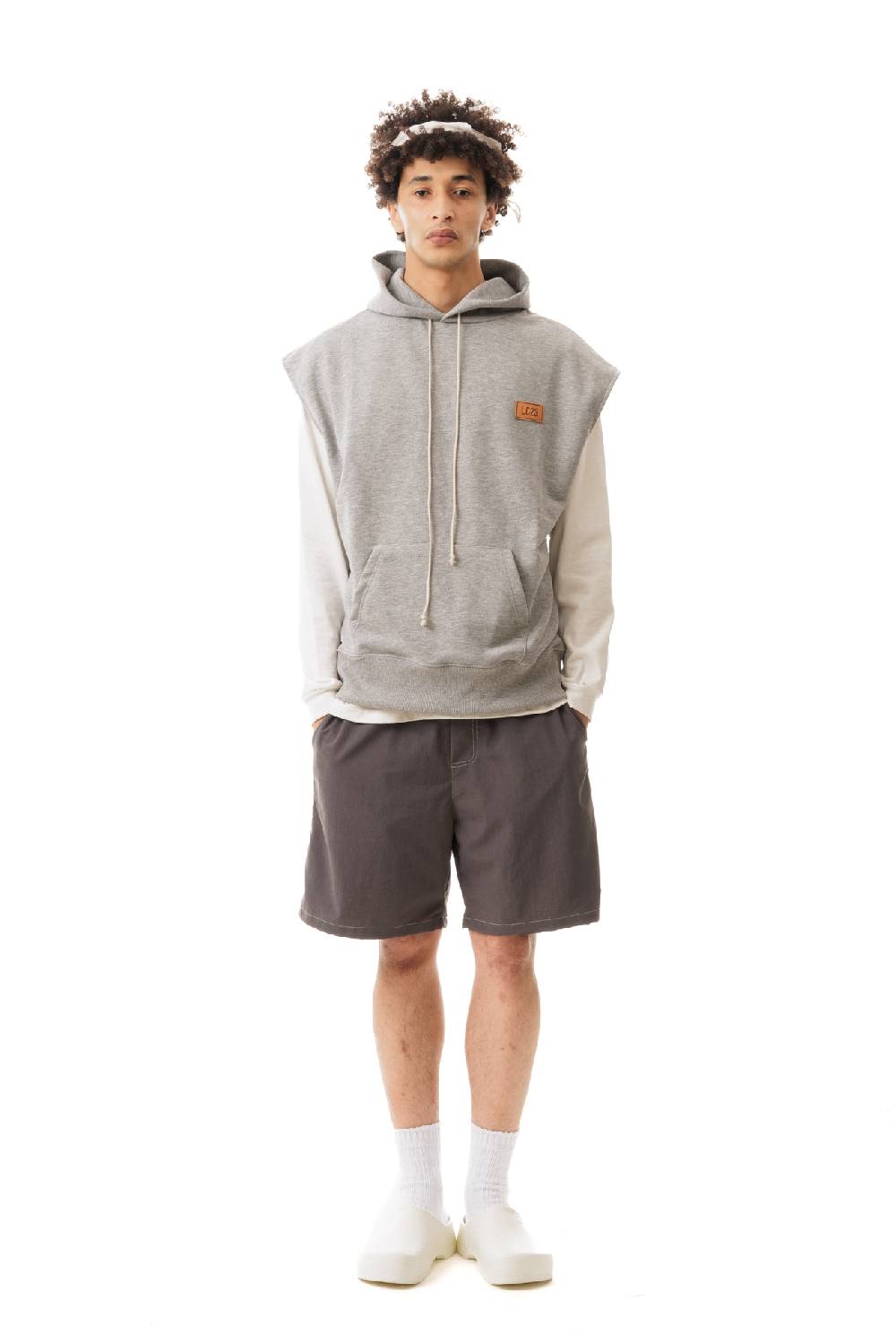 Lc23 Hoodie Vest Grey