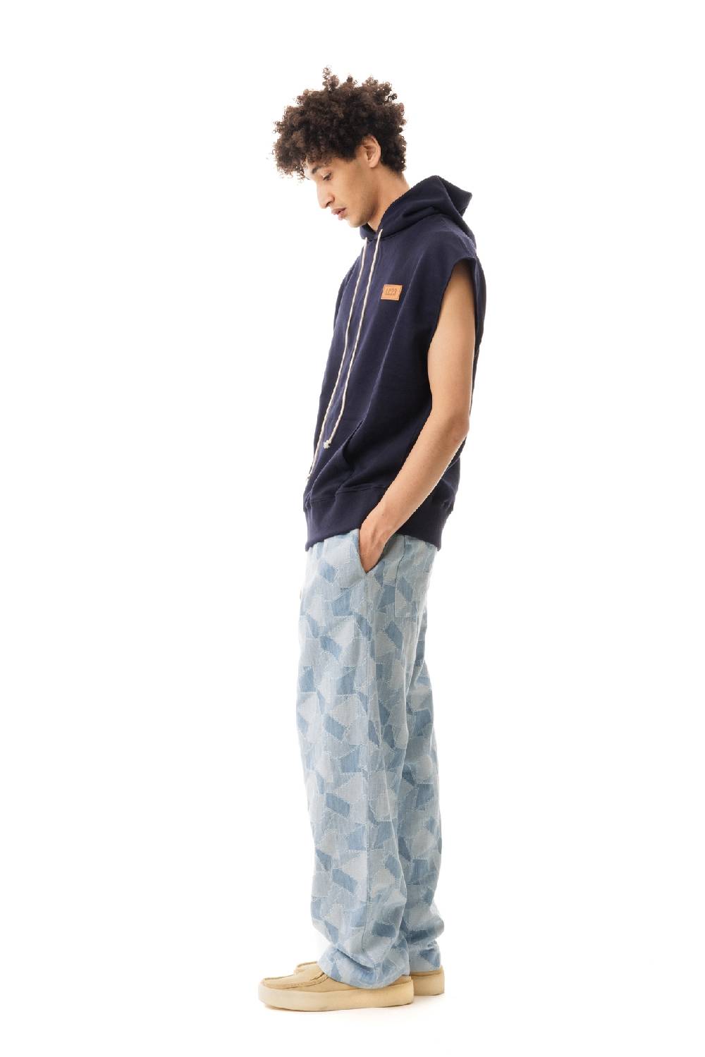 Lc23 Hoodie Vest Navy