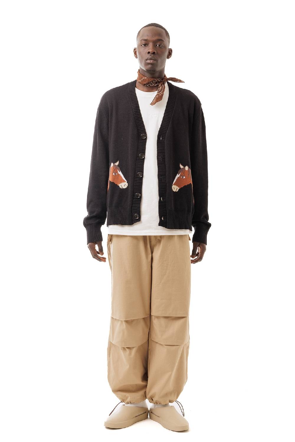 Lc23 Horses Cardigan Black