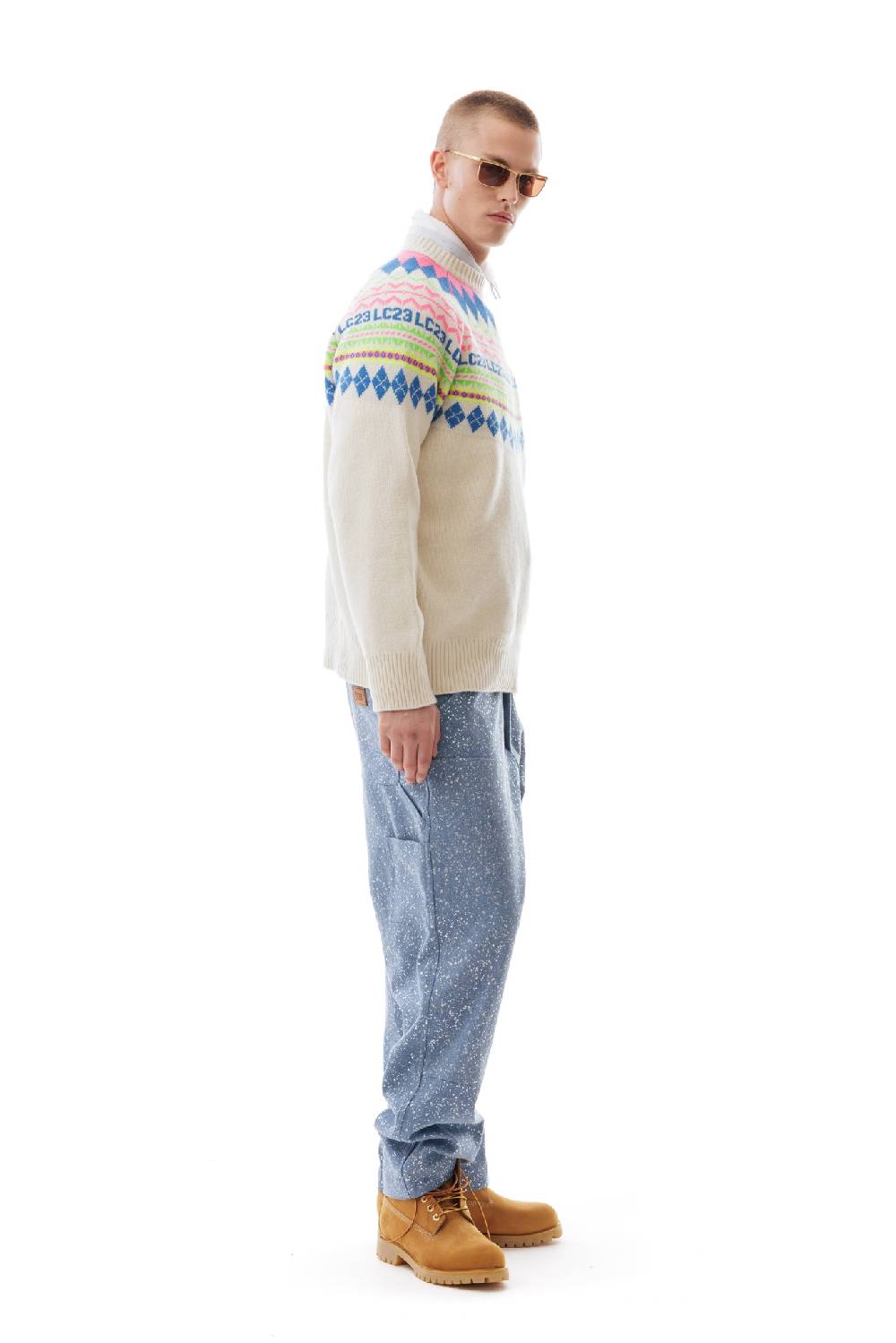 Lc23 LC23 Norvegian Sweater Cream