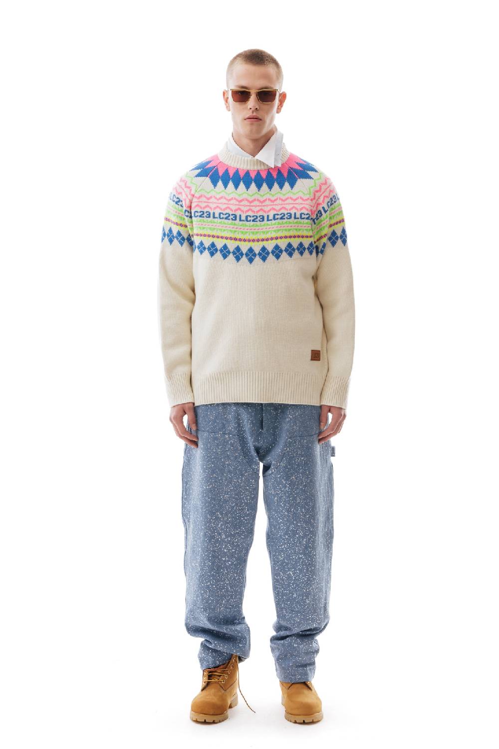 Lc23 LC23 Norvegian Sweater Cream