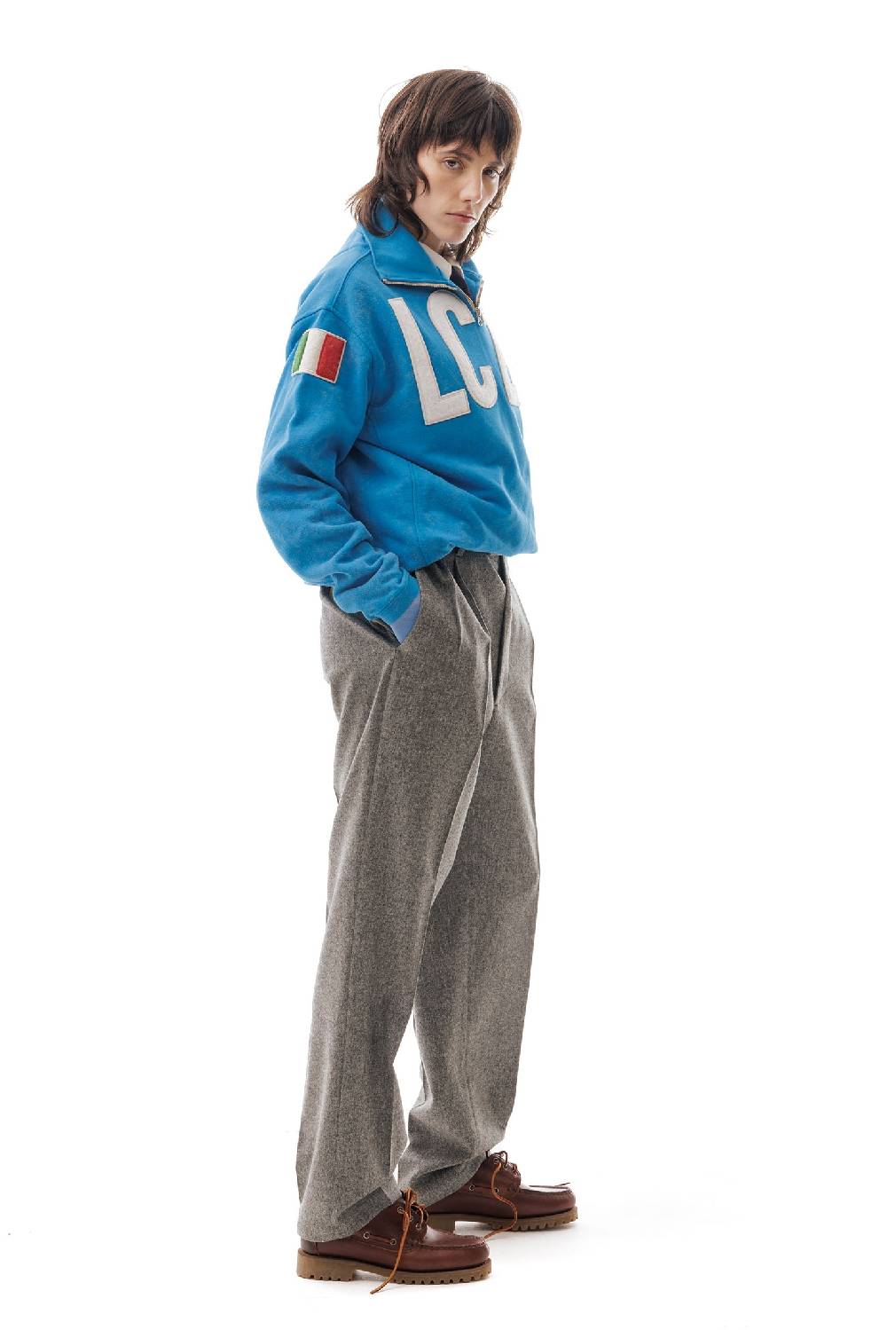 Lc23 LC23 X KAPPA EROI SWEATER BLUE