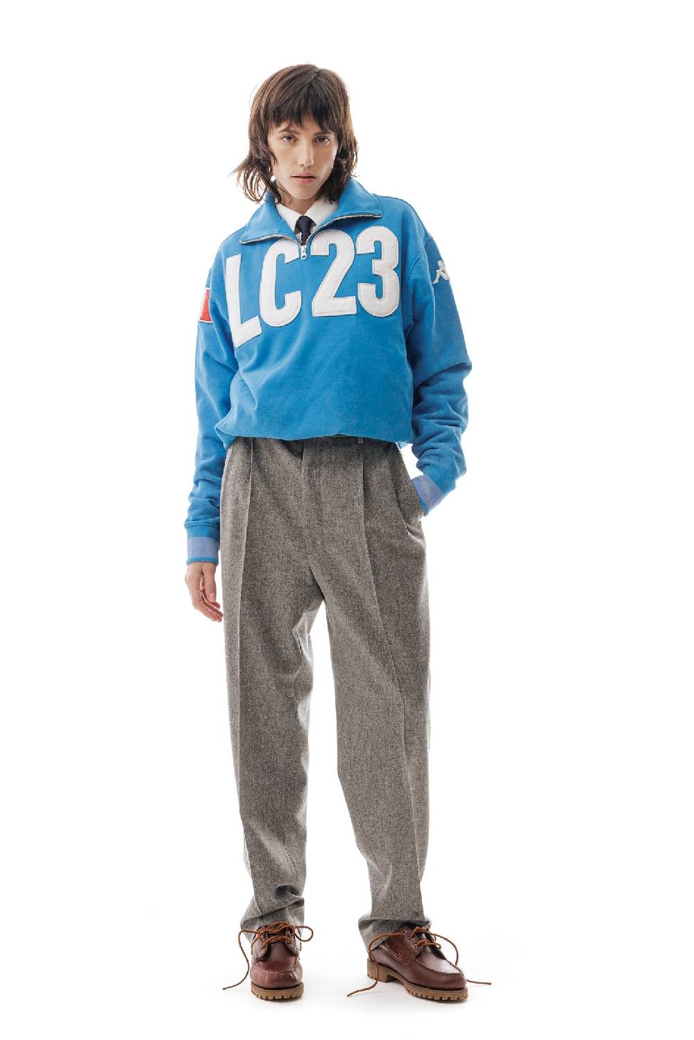 Lc23 LC23 x KAPPA EROI SWEATER BLUE