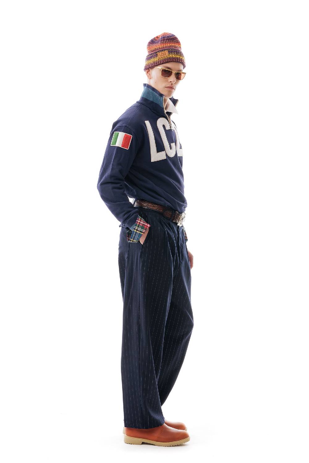 Lc23 LC23 X KAPPA EROI SWEATER NAVY