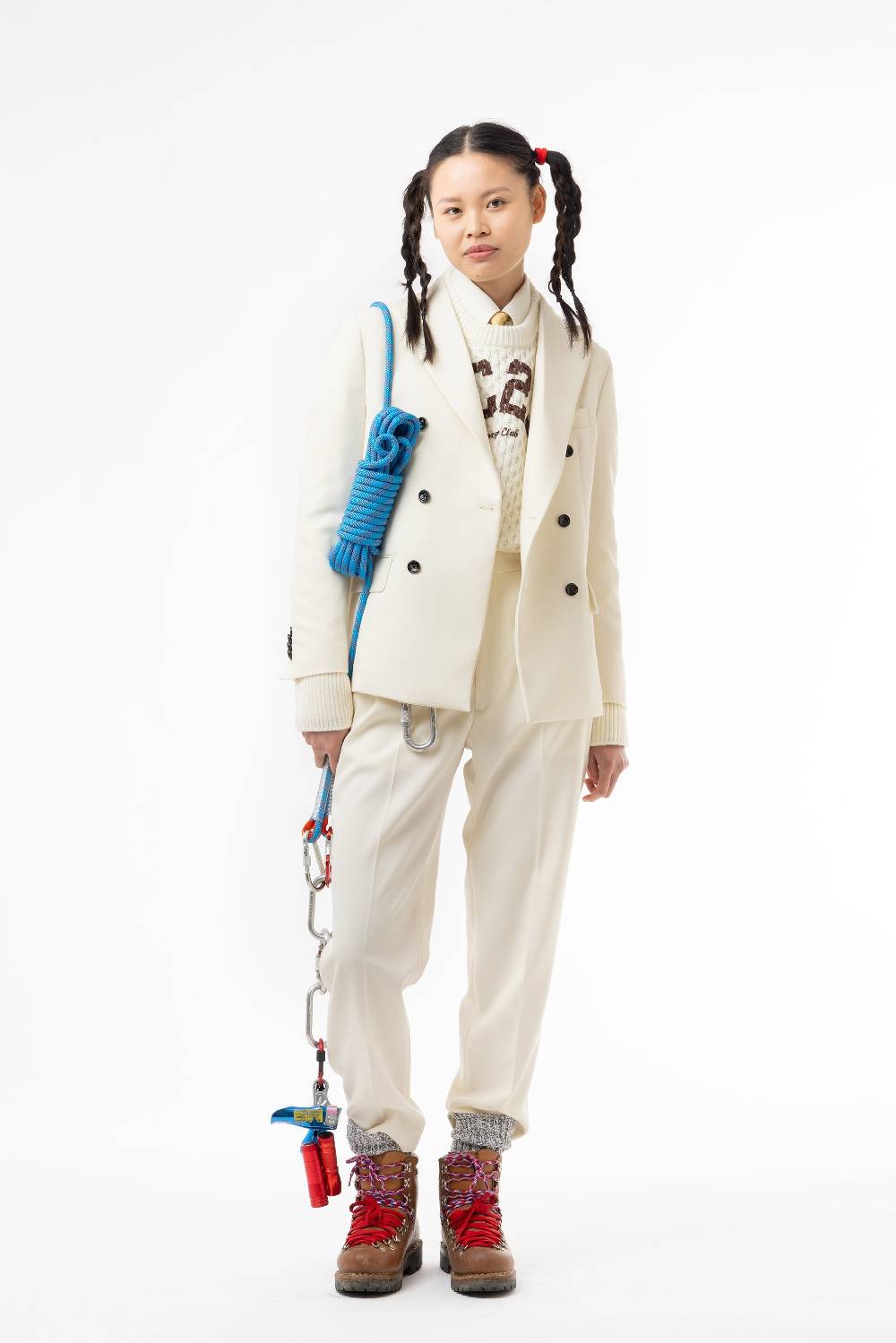 Lc23 Marzotto Wool Cream Trousers