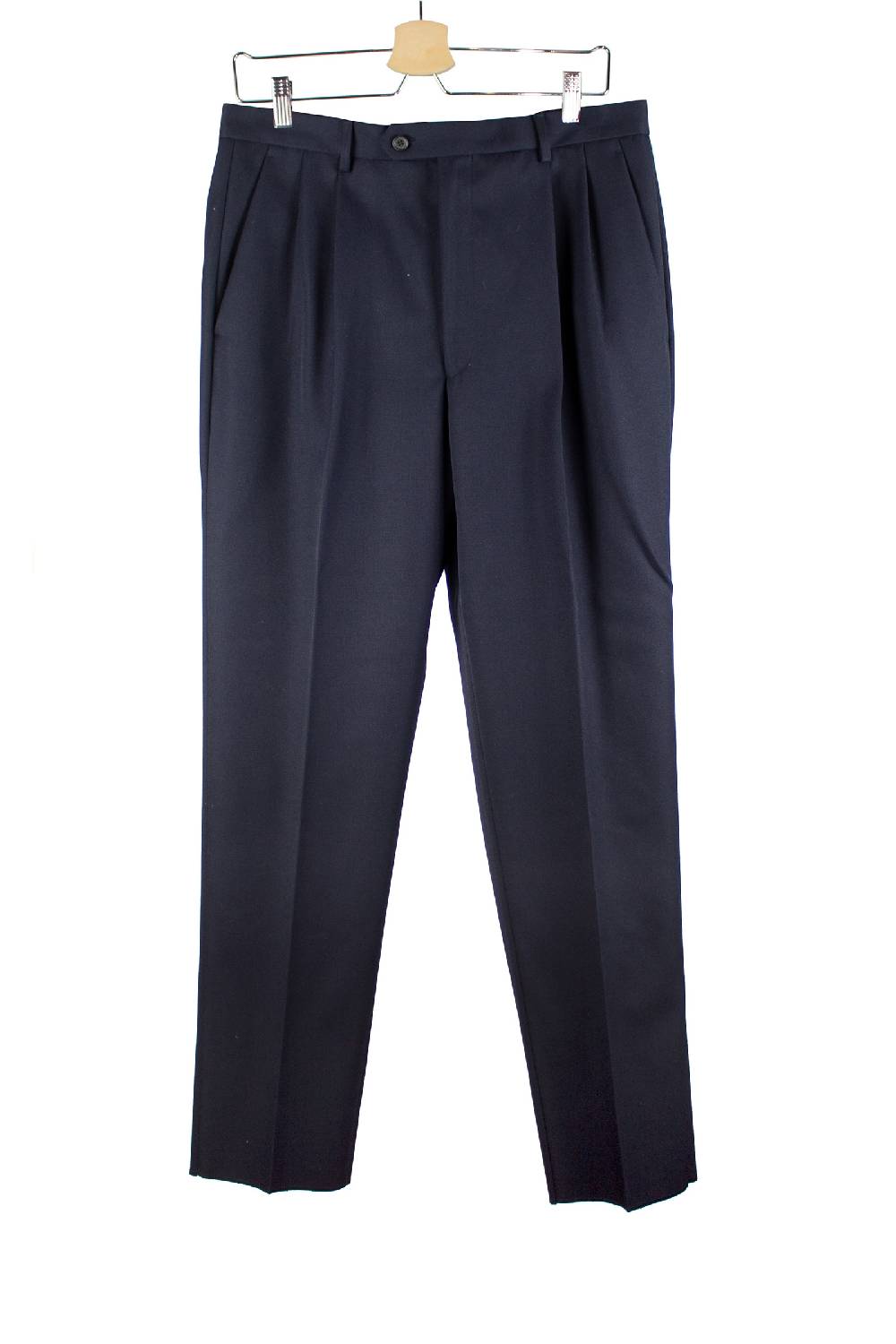 Lc23 Marzotto Wool Navy Trousers