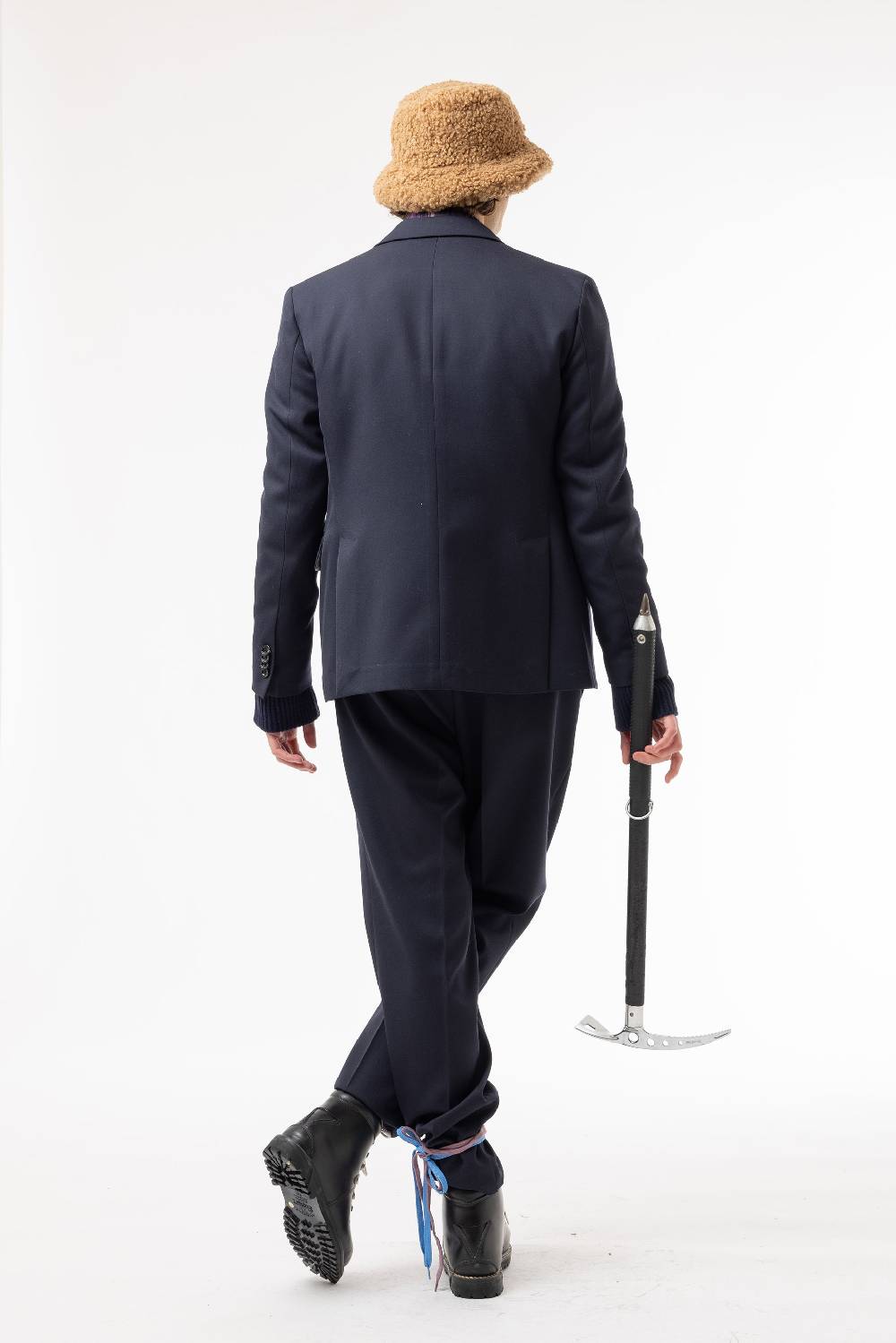 Lc23 Marzotto Wool Navy Trousers