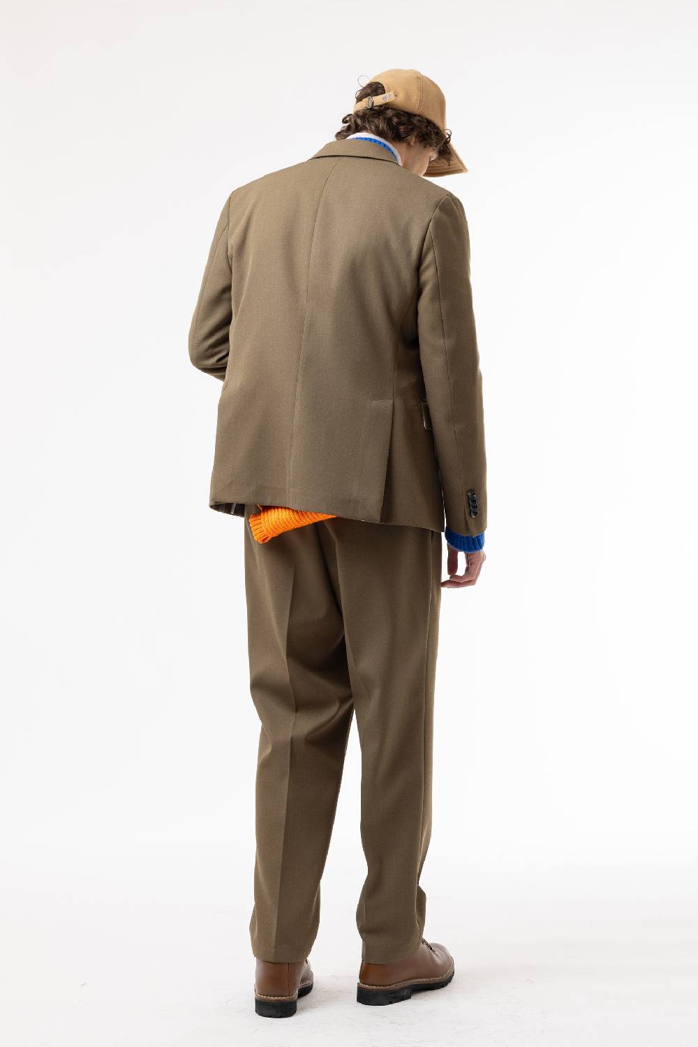 Lc23 Marzotto Wool Olive Blazer