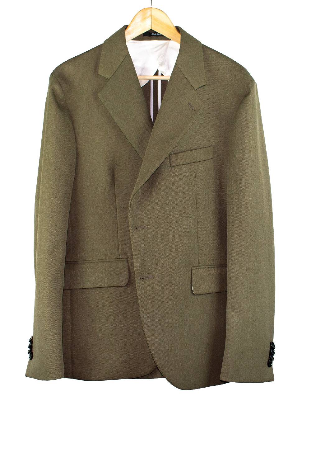 Lc23 Marzotto Wool Olive Blazer