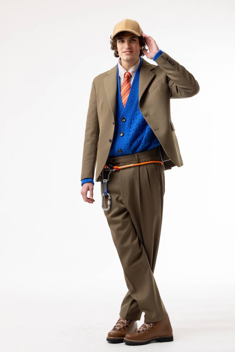 Lc23 Marzotto Wool Olive Blazer