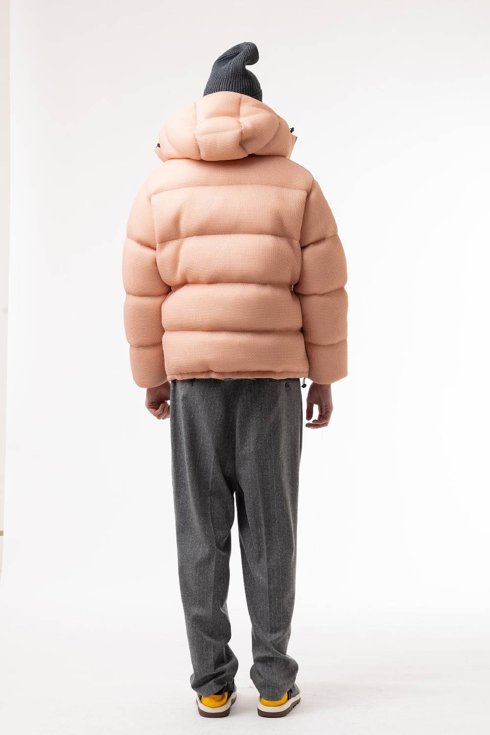 Lc23 Mesh Down Jacket Pink