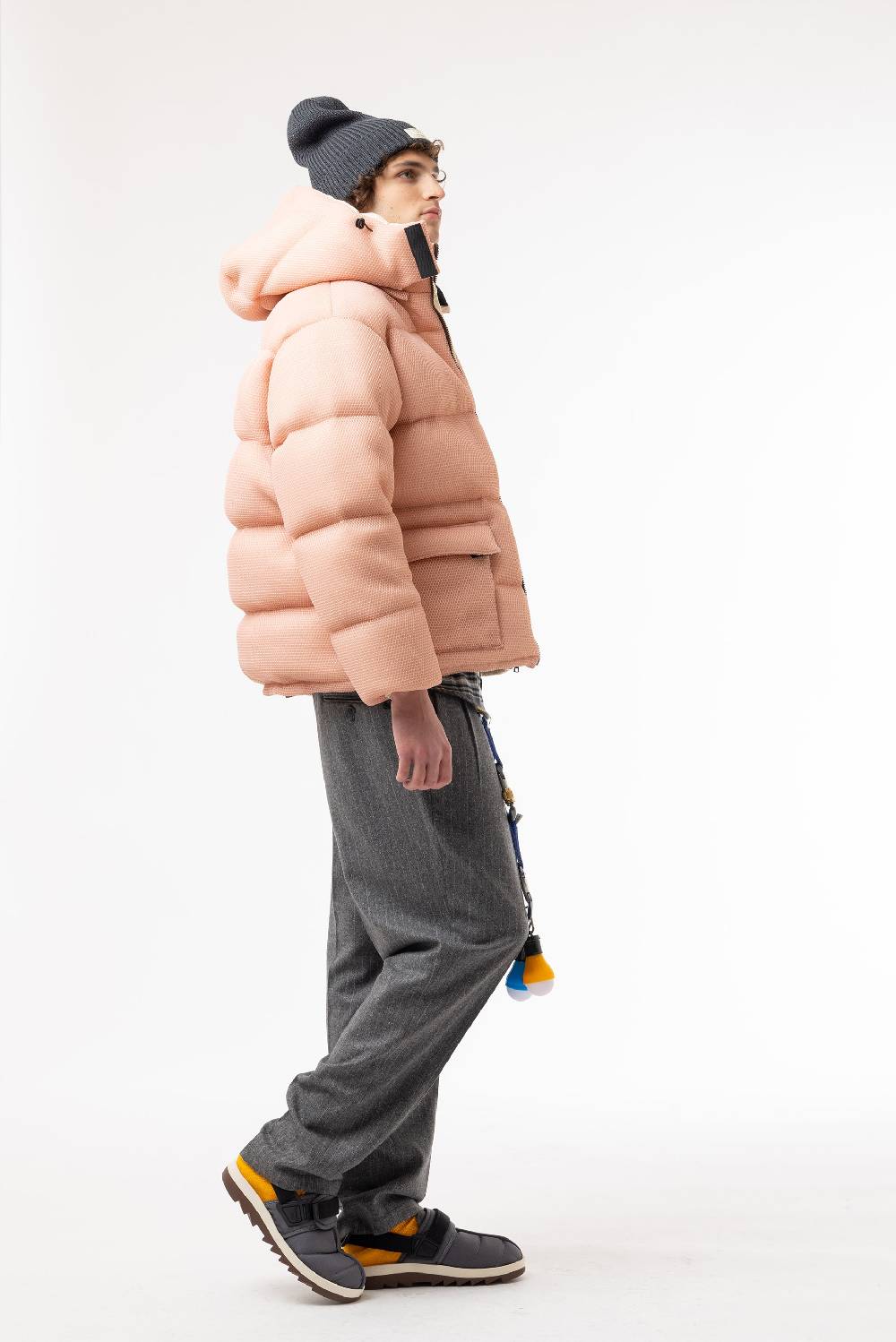 Lc23 Mesh Down Jacket Pink