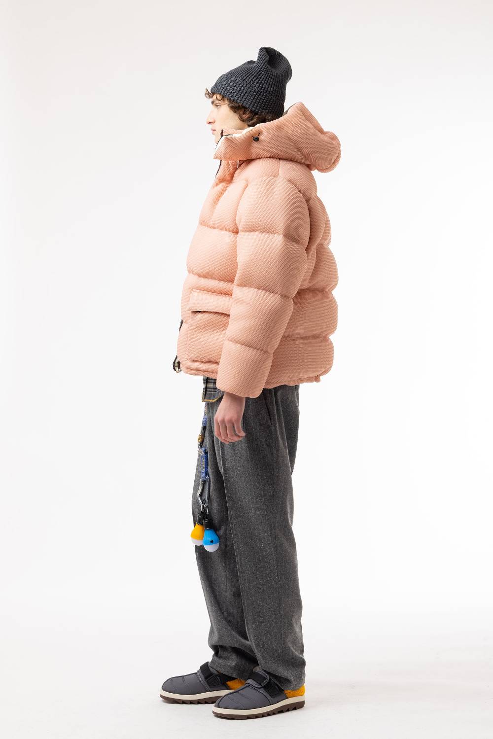 Lc23 Mesh Down Jacket Pink