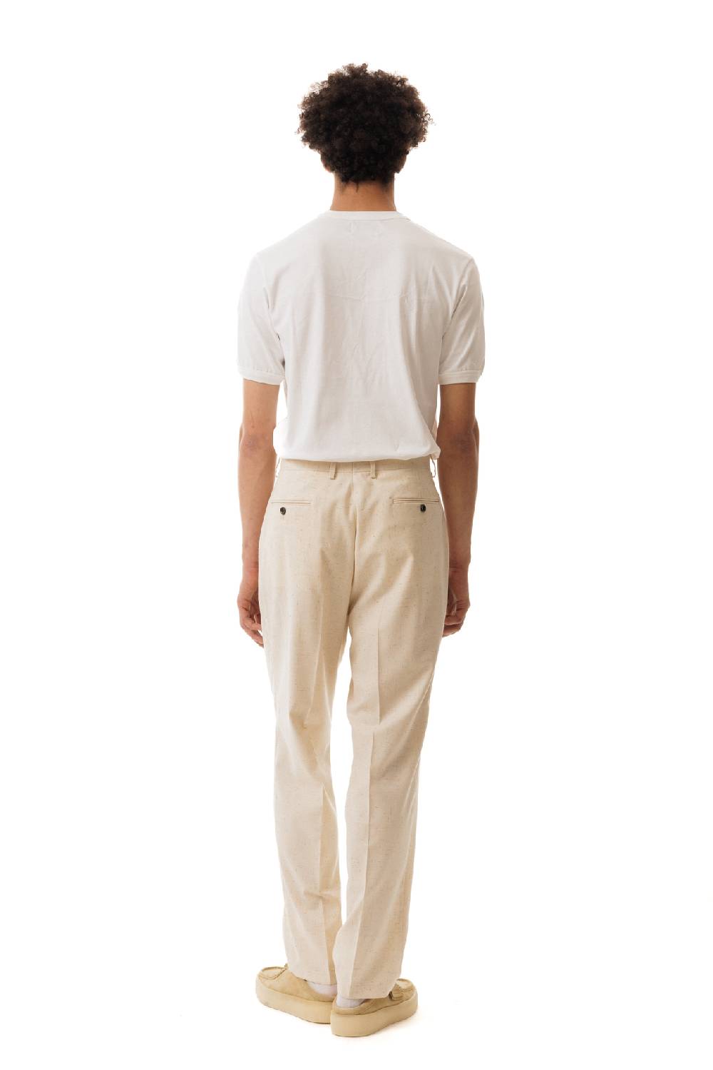 Lc23 Misto Lino Cream Trousers