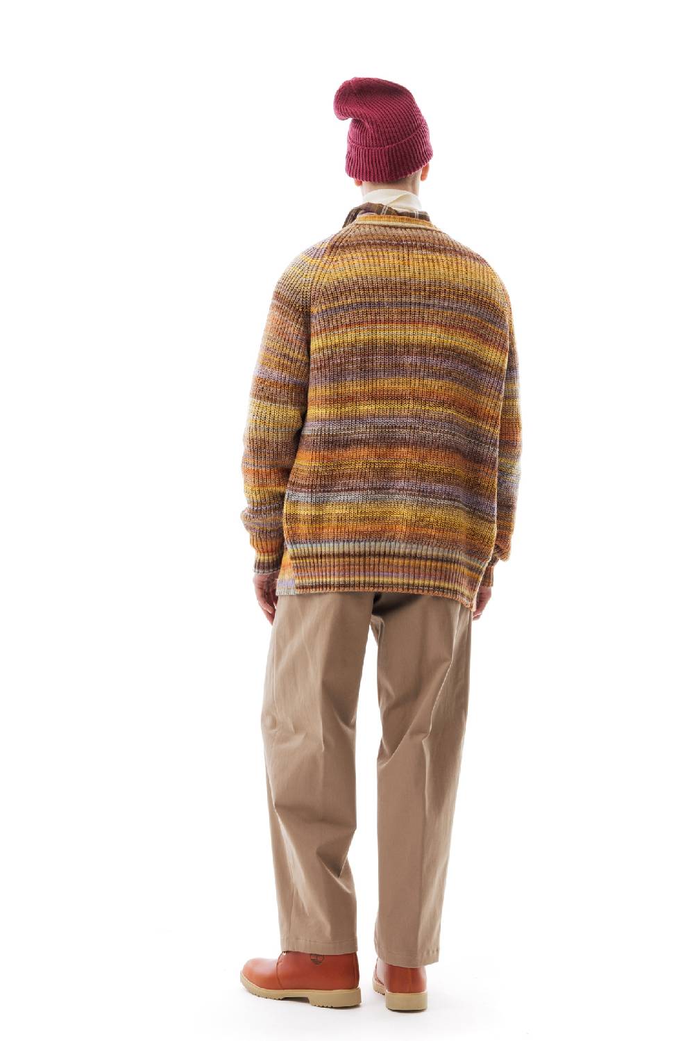 Lc23 Multicolor Cardigan Yellow/Orange