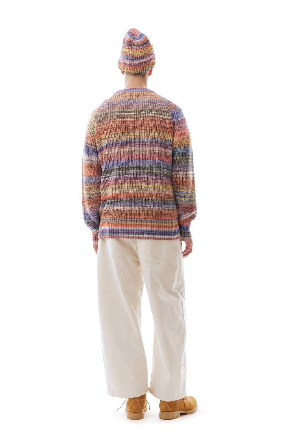 Lc23 Multicolor Sweater Cream/Blue/Pink