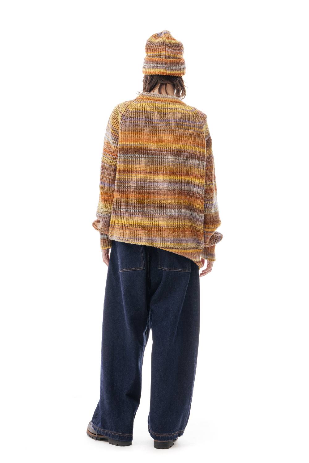 Lc23 Multicolor Sweater Yellow/Orange