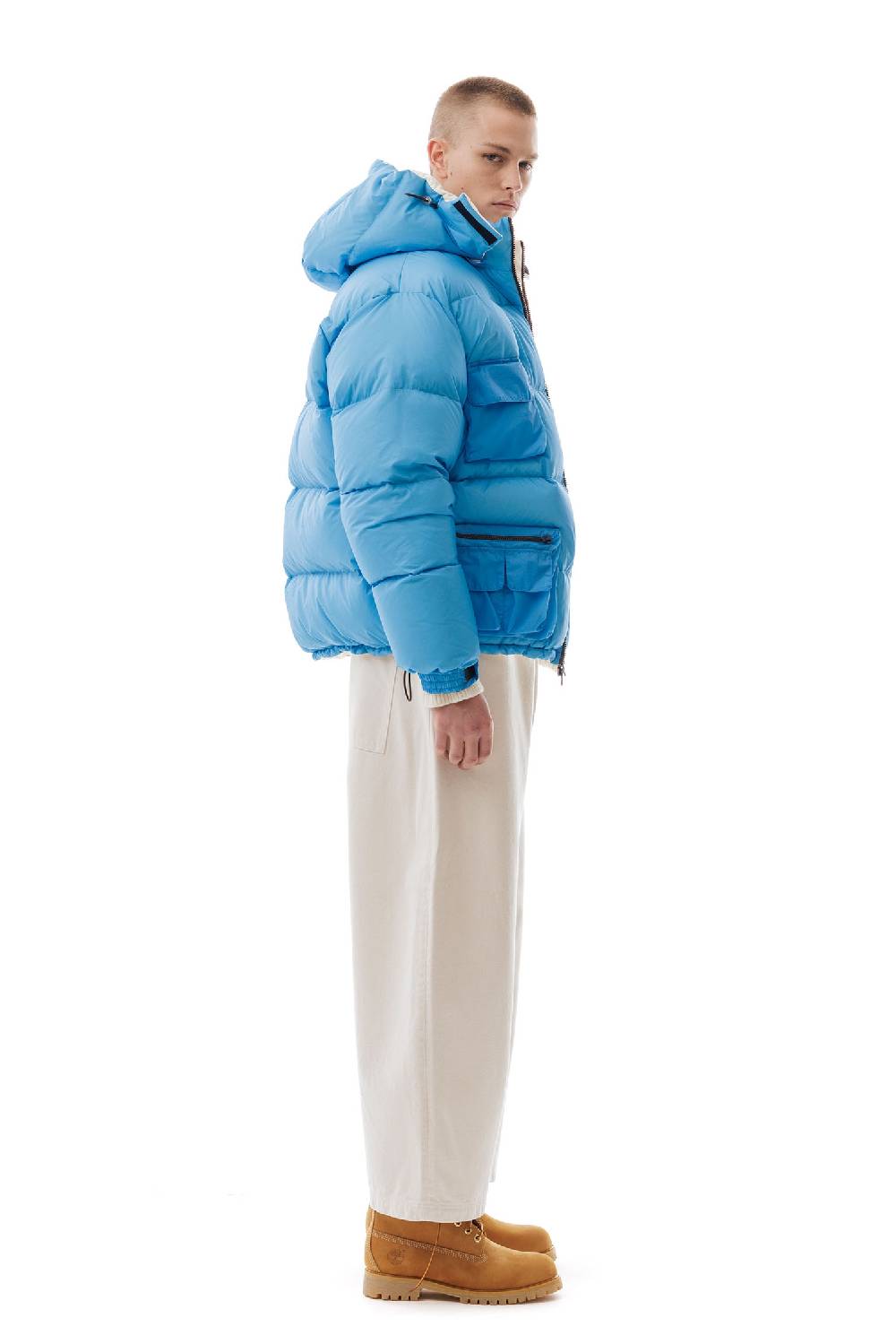 Lc23 Multipocket Down Jacket Blue