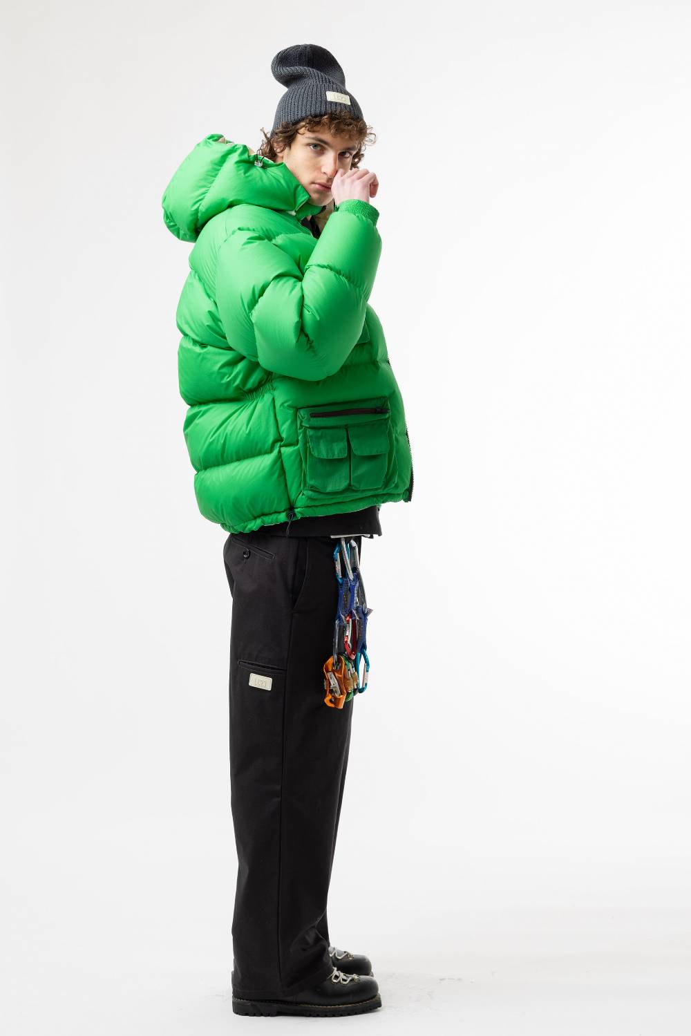 Lc23 Multipocket Down Jacket Green