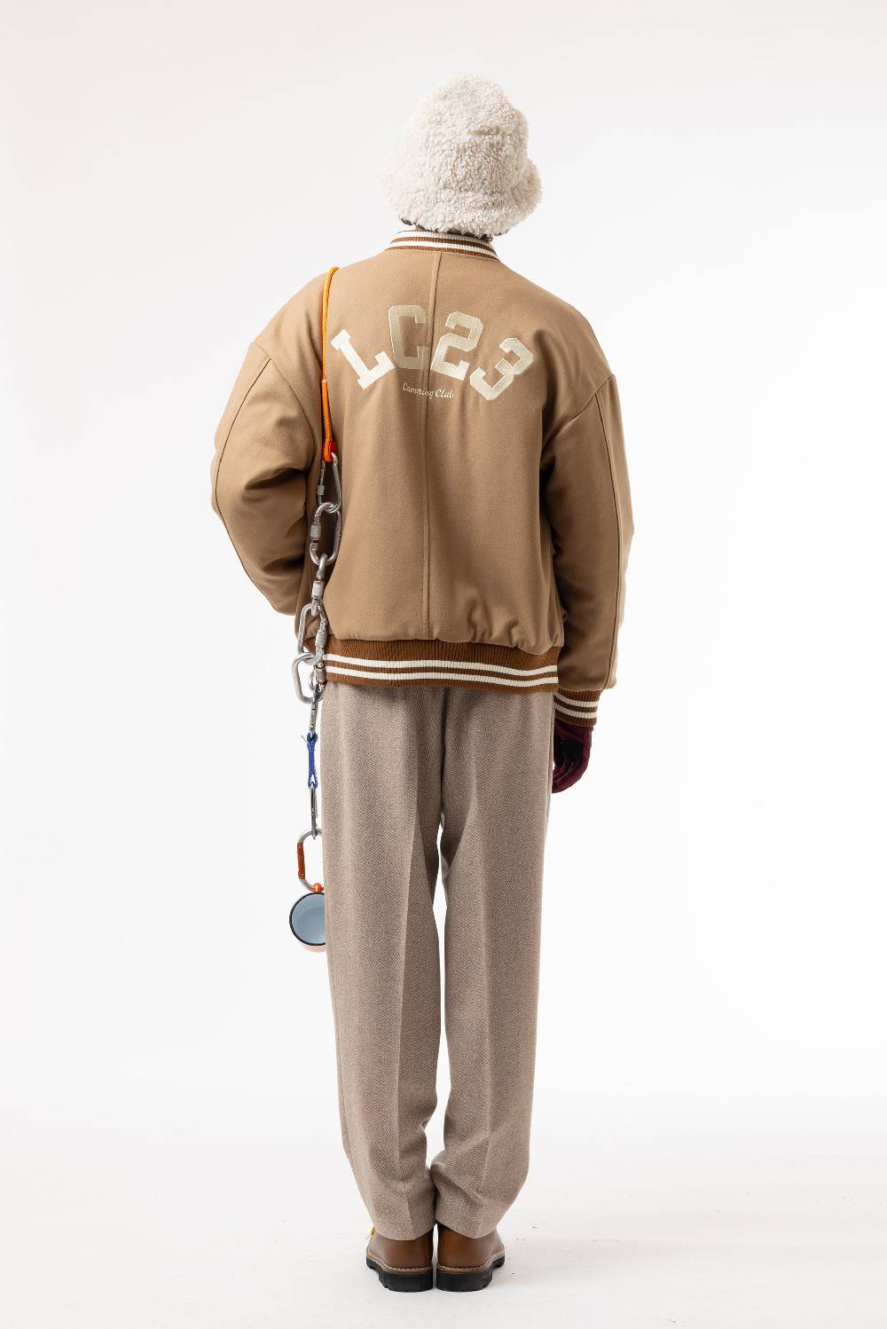 Lc23 Multipocket Varsity Jacket Camel