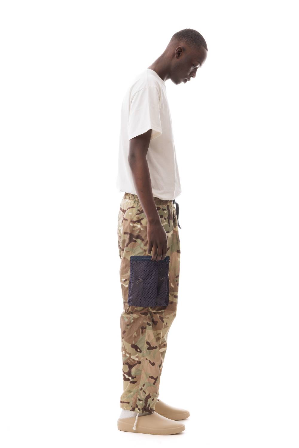 Lc23 Nylon Camo Cargo Pants