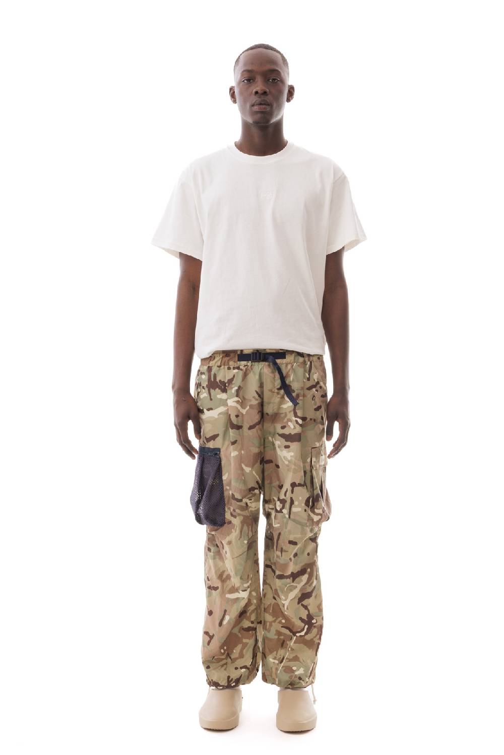 Lc23 Nylon Camo Cargo Pants