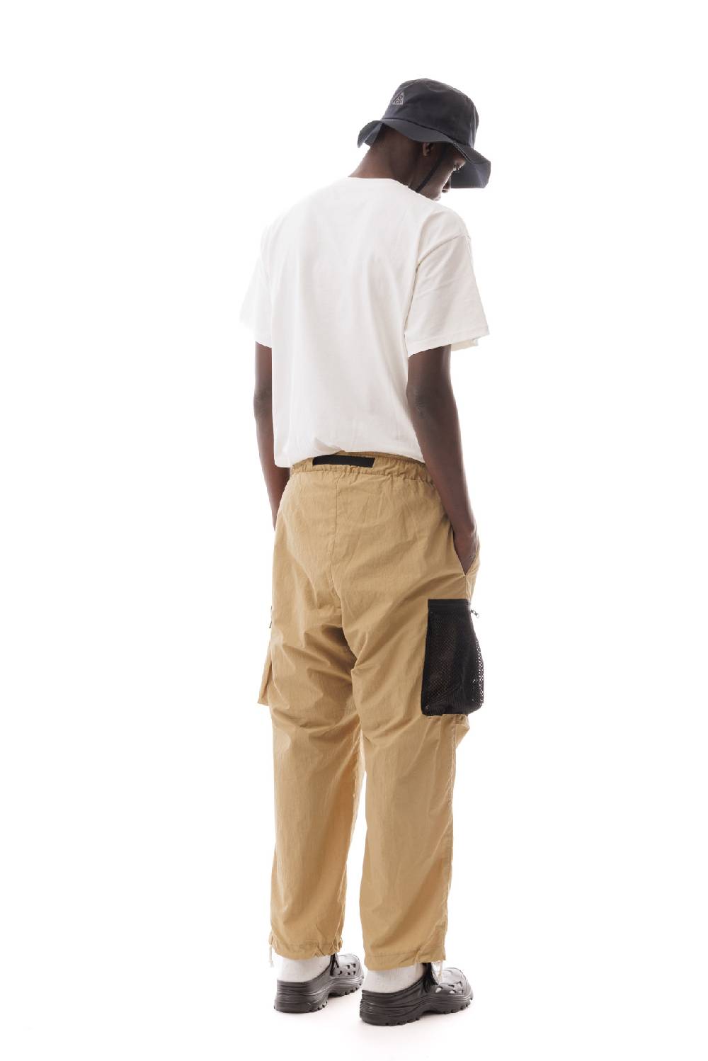 Lc23 Nylon Cargo Pants Camel
